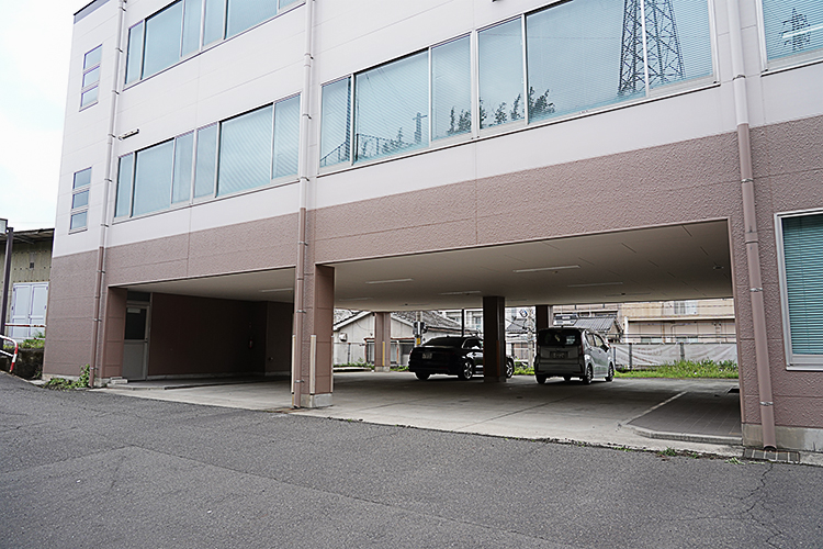 田上天神霊廟の駐車場